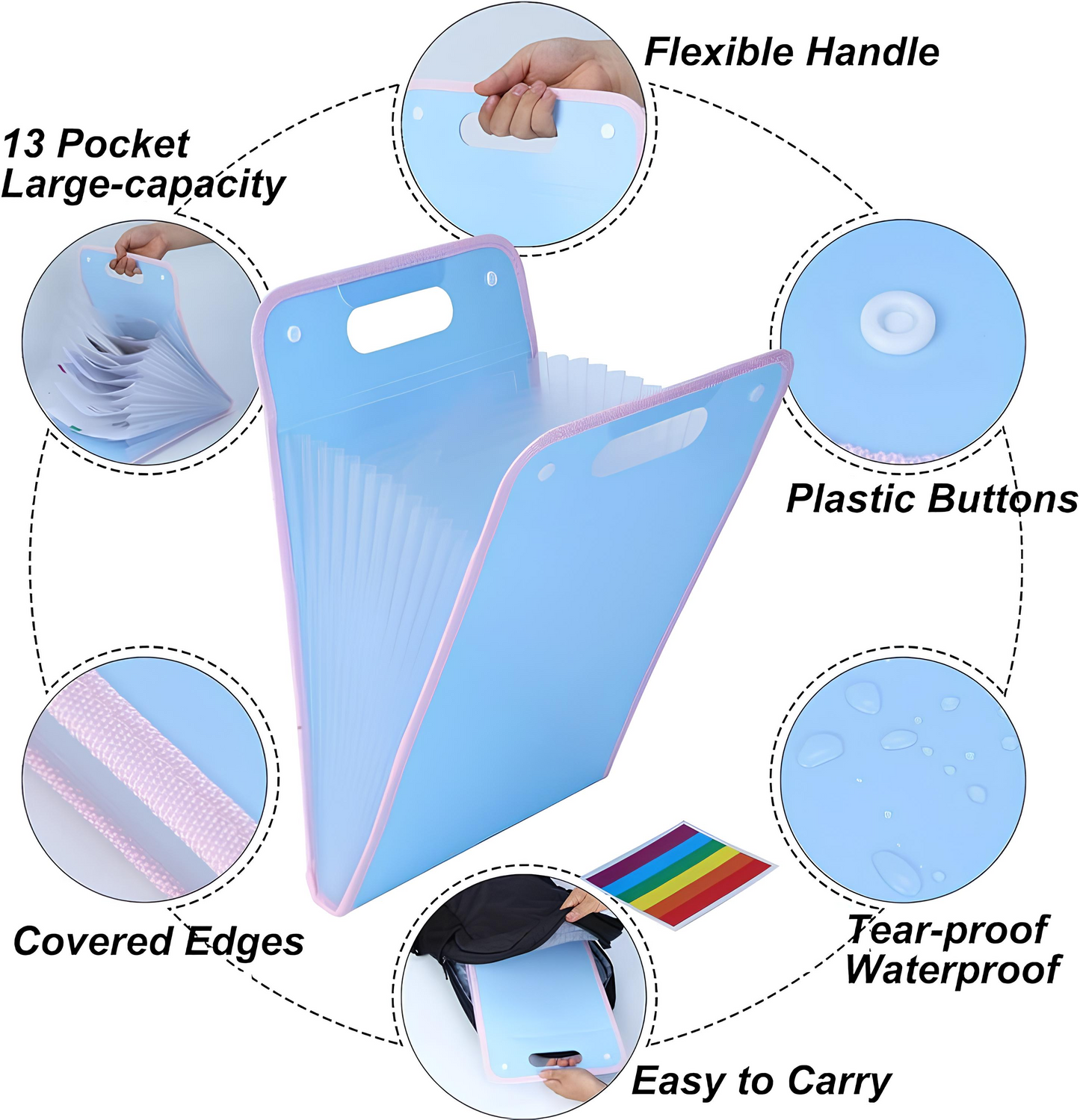 Calmiya™ File Folder– Vertical Binding Bag