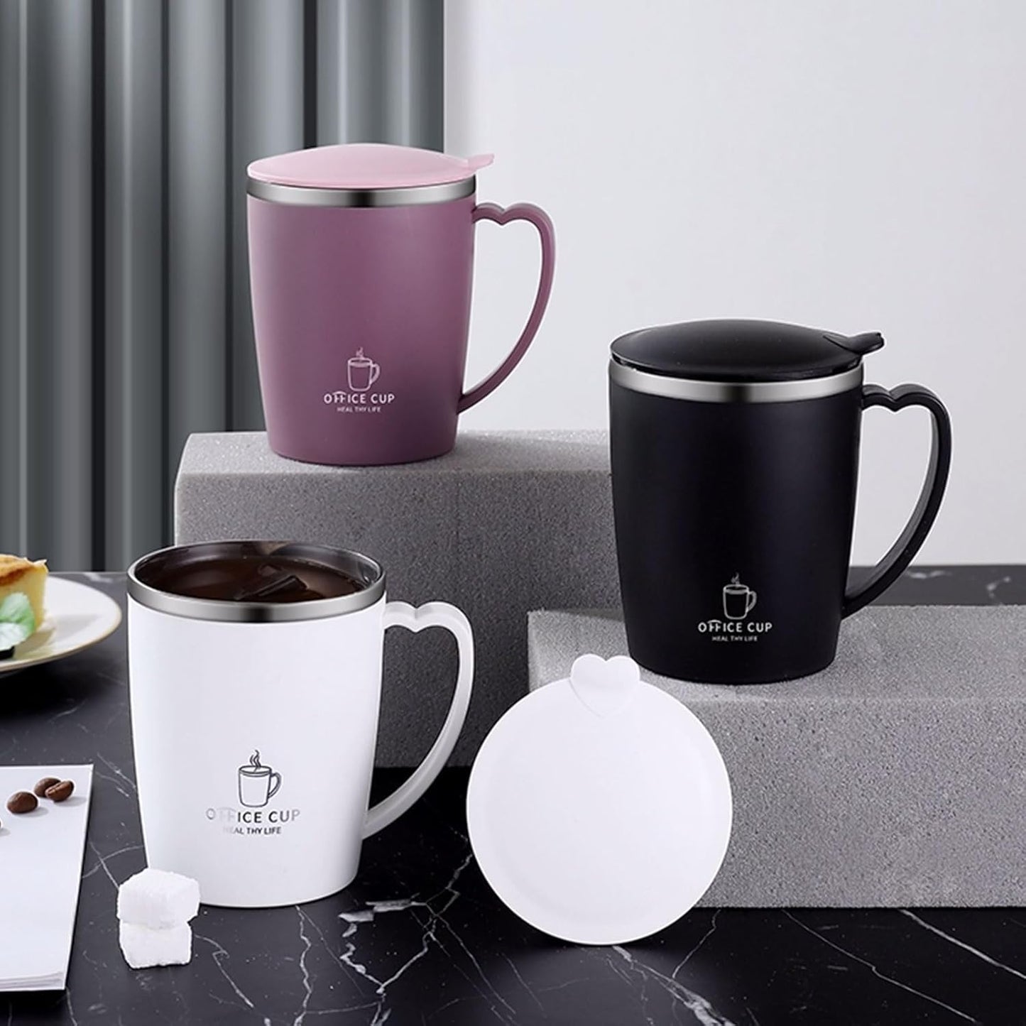 Calmiya™ Travel Mug – Stainless Tea & Coffee