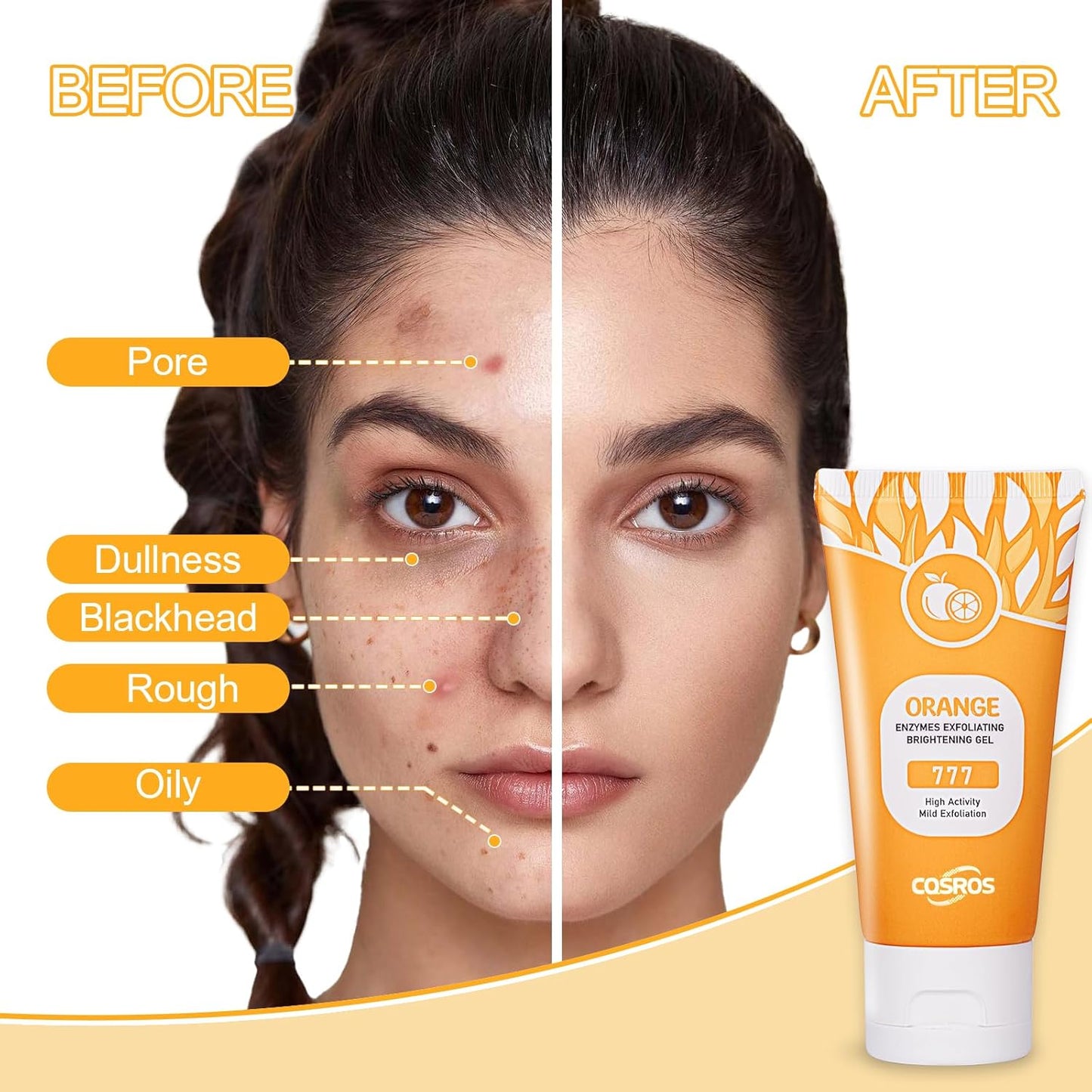 Calmiya™ Orange Gel – Facial & Body Scrub