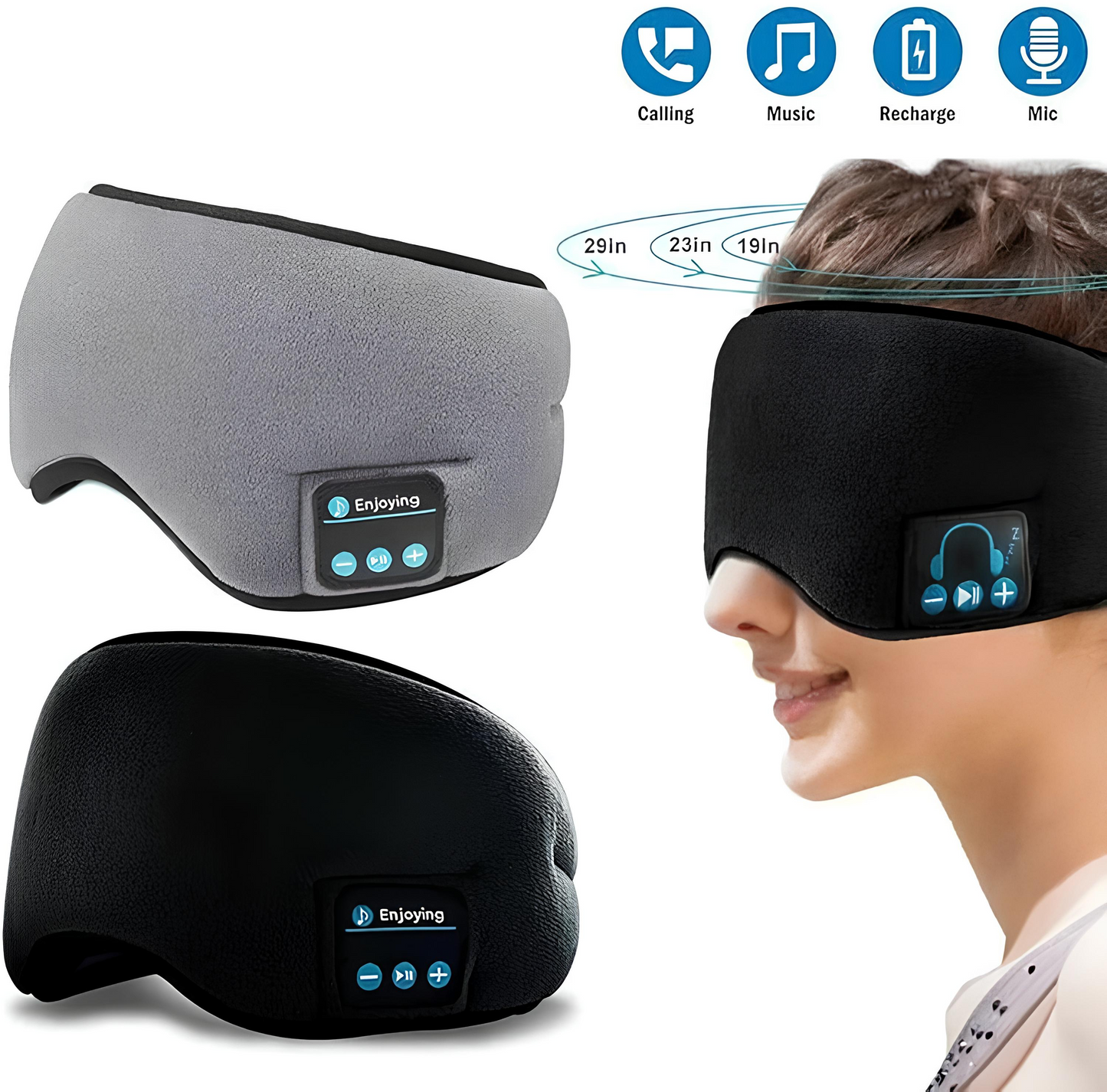 Calmiya™ Bluetooth Band – Deep Sleep Headband