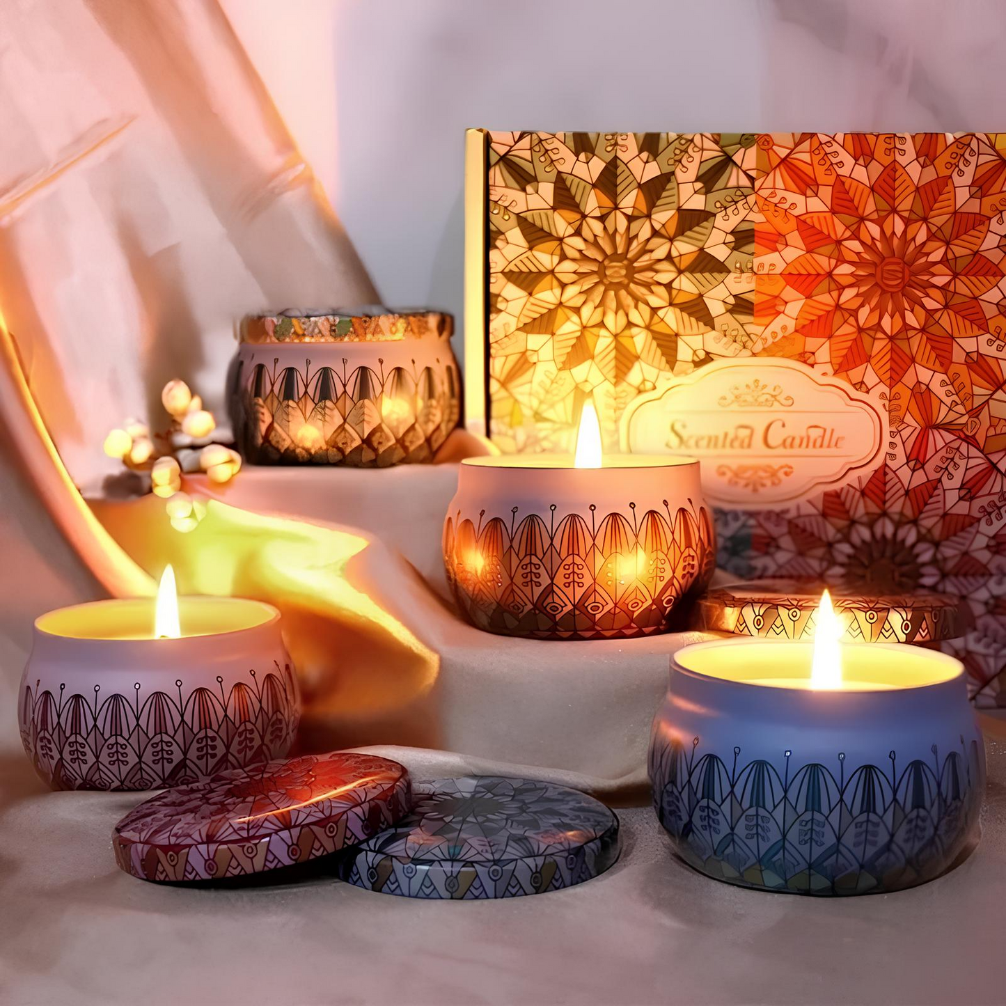 Calmiya™ Gift Box – 4-in-1 Scented Candle