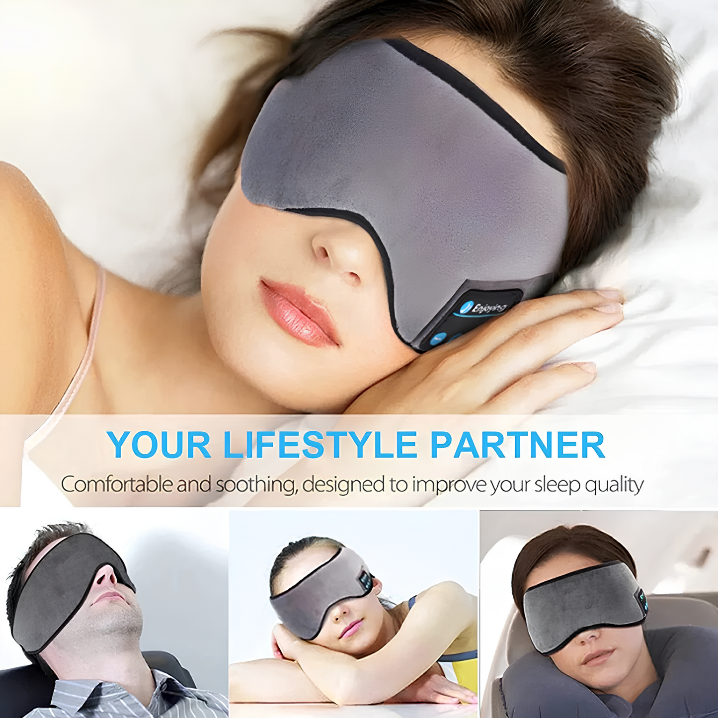 Calmiya™ Bluetooth Band – Deep Sleep Headband