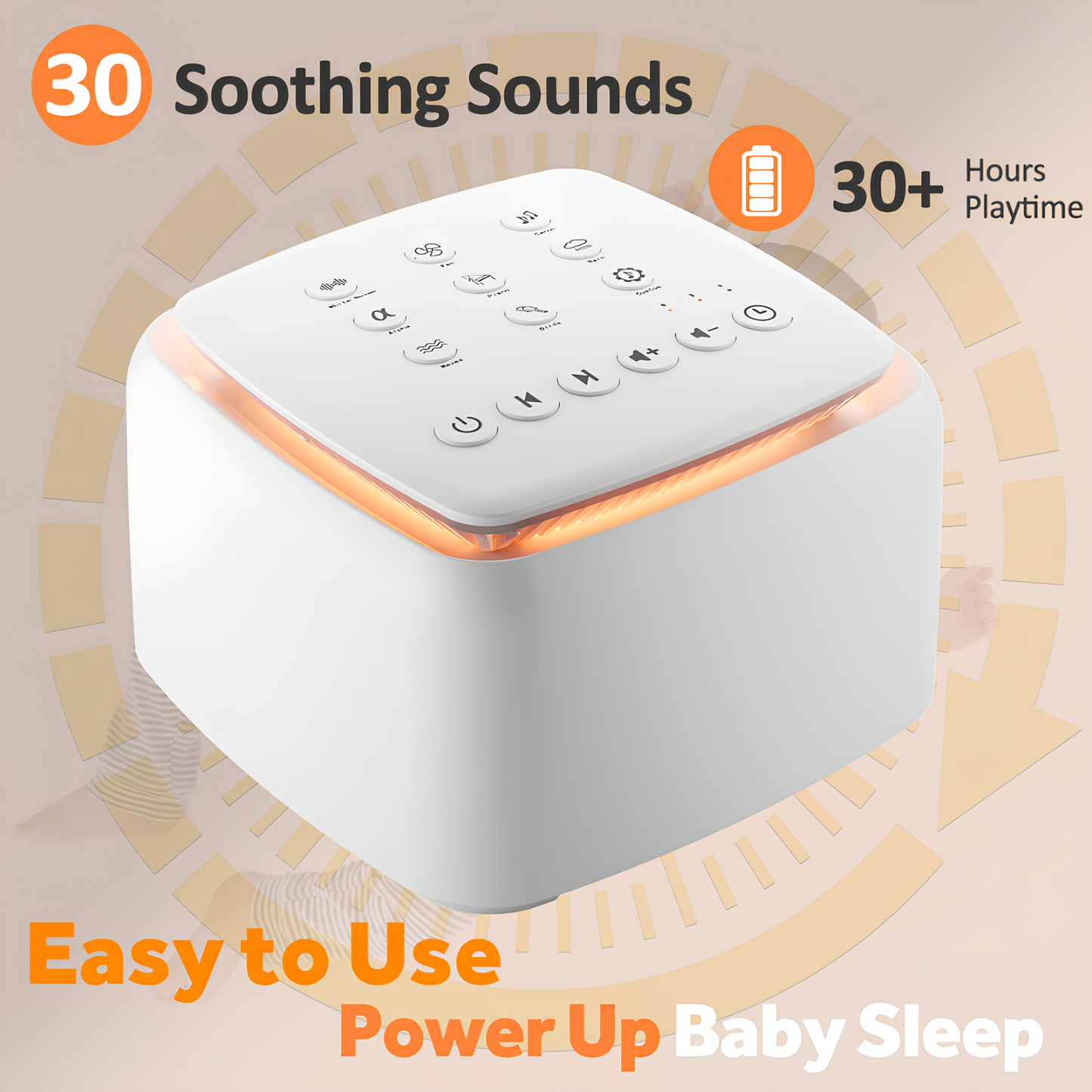 Calmiya™ Machine Device – Sleep Sound Machine